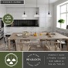 VAXCEL Beloit Farmhouse Kitchen Island Pendant Ceiling Light Clear Glass - 2 of 4