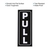 Unique Bargains PVC Self-Adhesive Waterproof Convenience Stores Push Pull Door Sign - 4 of 4