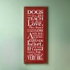 Slickblue Pet Loss Wall Decor – Sentimental Dog Quote Wood Sign – Rustic Home Accent for Dog Owners 7x18, Color Options - 2 of 3