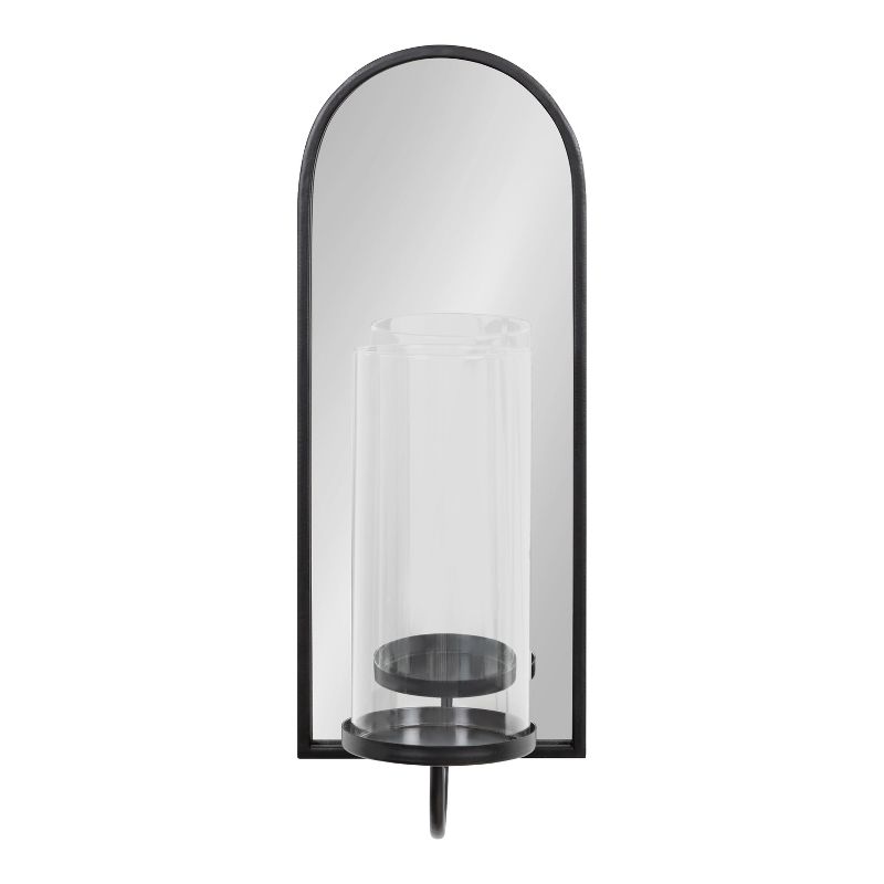 Kate and Laurel Ezerin Metal Mirror Wall Sconce, 3 of 9