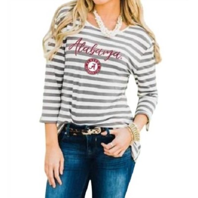 Women's University of Alabama Stay A While Top - Gameday Couture