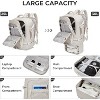 CLUCI Travel Backpack 30L, Waterproof Laptop Backpack Fits 17.3 Inch Laptop, Carry On Backpack with shoe compartment, Durable Expandable Gym Backpack - 3 of 3
