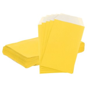 Unique Bargains Greaseproof Kraft Paper Bakery Cookies Candies Pastry Bags 100 Pcs - 1 of 4