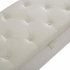 NicBex Modern 48" Storage Bench Wood Accent Stools with Button Tufted for Bedroom and Entryway - 4 of 4