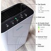 Habitat Medium Room Air Purifier, HEPA 13 & Carbon Filter, Quiet Fan, Air Quality Monitor, White - 4 of 4