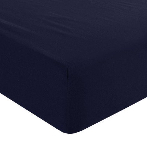 PiccoCasa Fitted Sheet Waterproof Bedding Sheet, Navy Blue Full