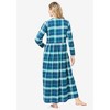 Only Necessities Women's Plus Size Flannel Plaid Lounger - image 3 of 4