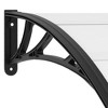 vidaxl Door Canopy 47Inch x 39Inch PC - 4 of 4