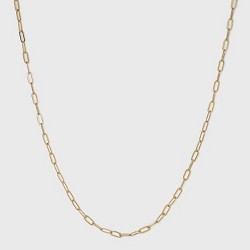 14k Gold Plated Paperlink Chain Bracelet - A New Day™ : Target