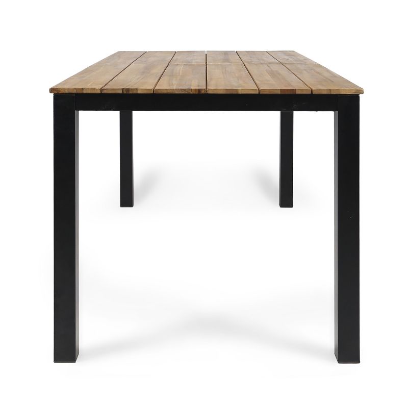 Lisa Rectangle Acacia Dining Table - Teak - Christopher Knight Home, 4 of 6