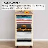 Laundry Hamper with Wheels and Lid - 100L Rolling Clothes Basket with Bamboo Handle, SpaceAid Large Laundry Organizer for Bedroom, Bathroom, Dorm - 2 of 4