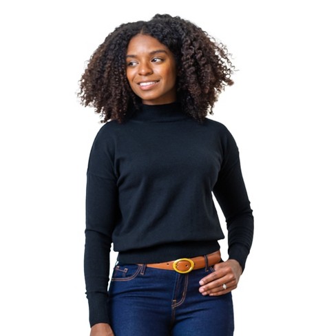 Black turtleneck sweater outlet target