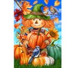 Briarwood Lane Fall House Flag 40x28 For Outdoor Smiling Scarecrow For Fall House Flag - 3 of 4