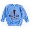 Simply Sage Market Nashville Music City Guitar Sweatshirt - 3 of 4