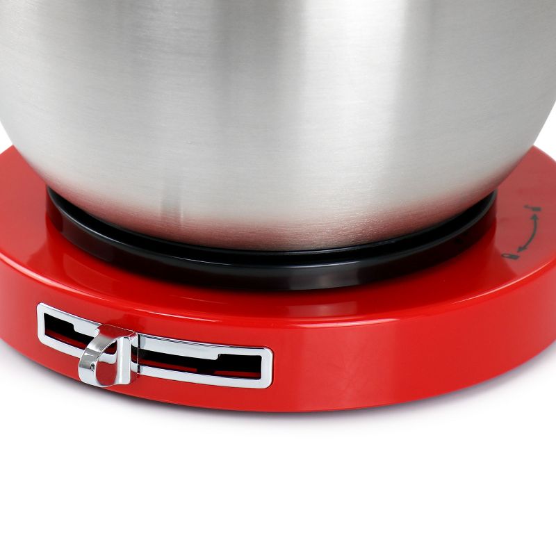 Better Chef 350 Watt MegaMix Stand Mixer in Red, 5 of 9