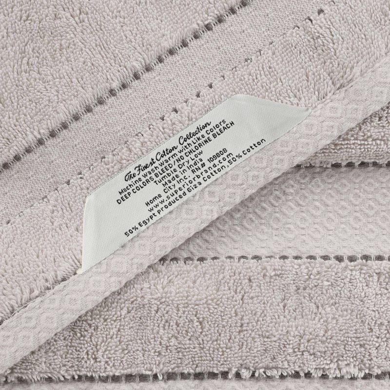 Cotton Heavyweight Ultra-Plush Luxury 8 Piece Towel Set by Blue Nile Mills, 5 of 9