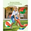 VEVOR Kids Seesaw, 55 lbs Load Capacity per Seat, Sit and Spin Teeter Totter, Swiveling 360 Degrees Rotating for Aged 3+, Orange&Blue&Green - 3 of 4