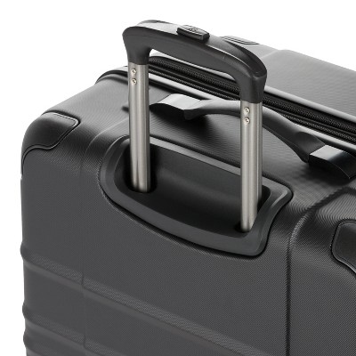 SWISSGEAR Cascade Hardside Large Checked Spinner Suitcase - Black