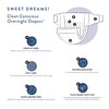 The Honest Company Clean Conscious Disposable Overnight Diapers Cozy Cloud + Star Signs  - (Select Size and Pattern) - 4 of 4