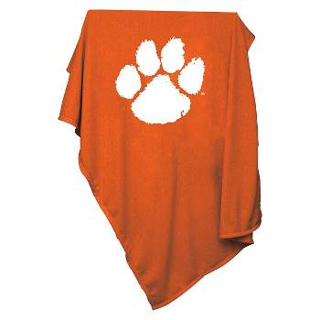 NCAA Clemson Tigers Sweatshirt Throw Blanket