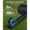 VEVOR 20FT Inflatable Projector Screen, Inflatable Movie Screen Outdoor with 250W Air Blower Projector Screen Oxford Fabric Material, Black - 4 of 4