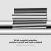 LunaLulinlk Stainless Steel Extendable Shower Curtain Rod, No Drilling Tension Pole for Bathroom, Kitchen - 2 of 4