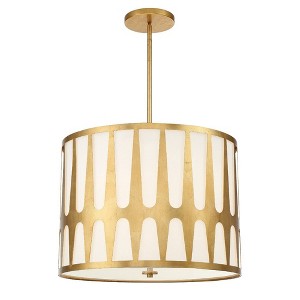 Crystorama Lighting Royston 5 - Light Pendant in  Antique Gold - 1 of 3