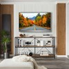 Tangkula 3-Tier Console Table Vintage Sofa Table w/ Storage Shelves Hallway Living Room - 4 of 4