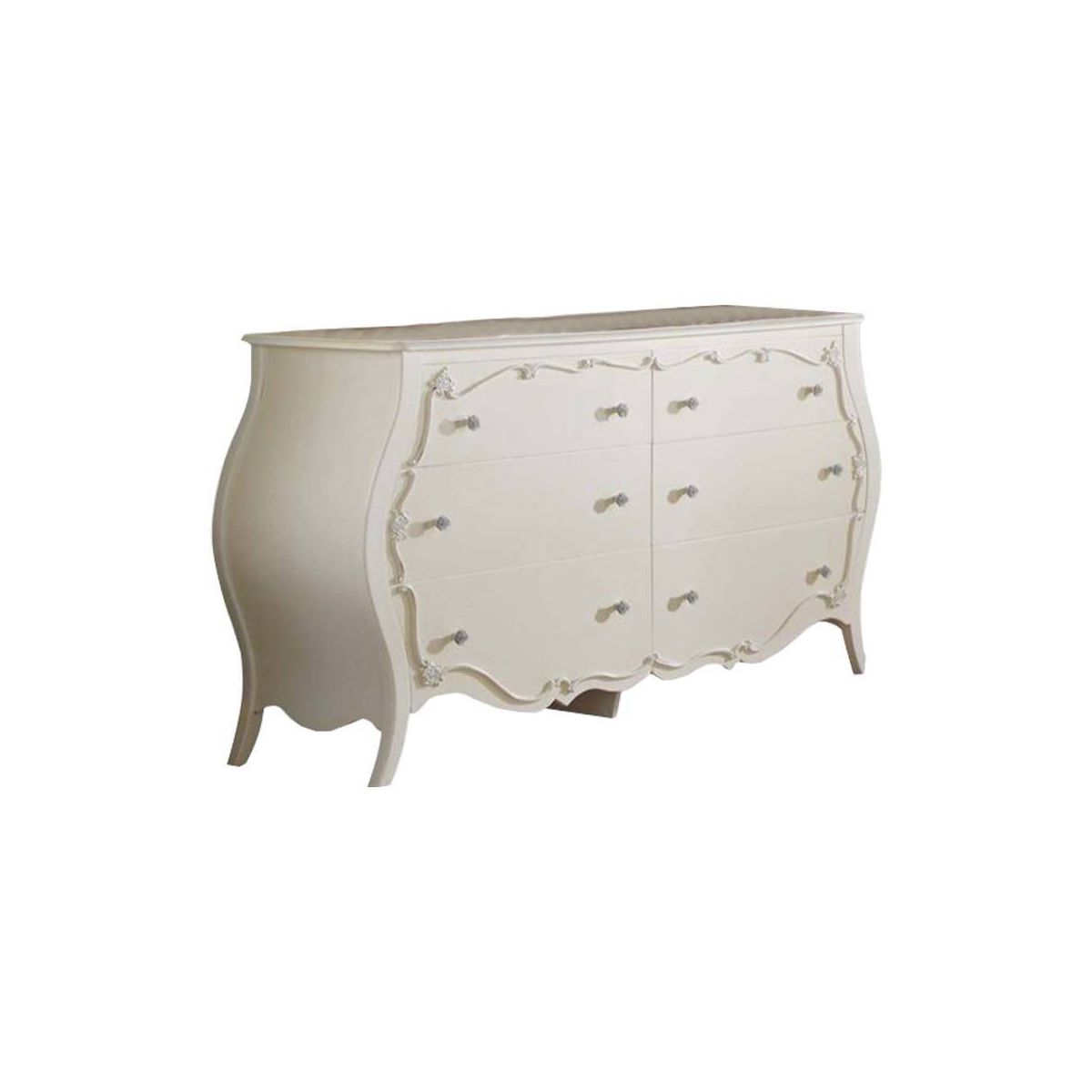 Edalene 59" Dressers Pearl White - Acme Furniture