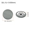 Unique Bargains Blouses Sweater Round Aluminum Cotton Fabric Cloth Covered Buttons 10 Pcs - 2 of 4