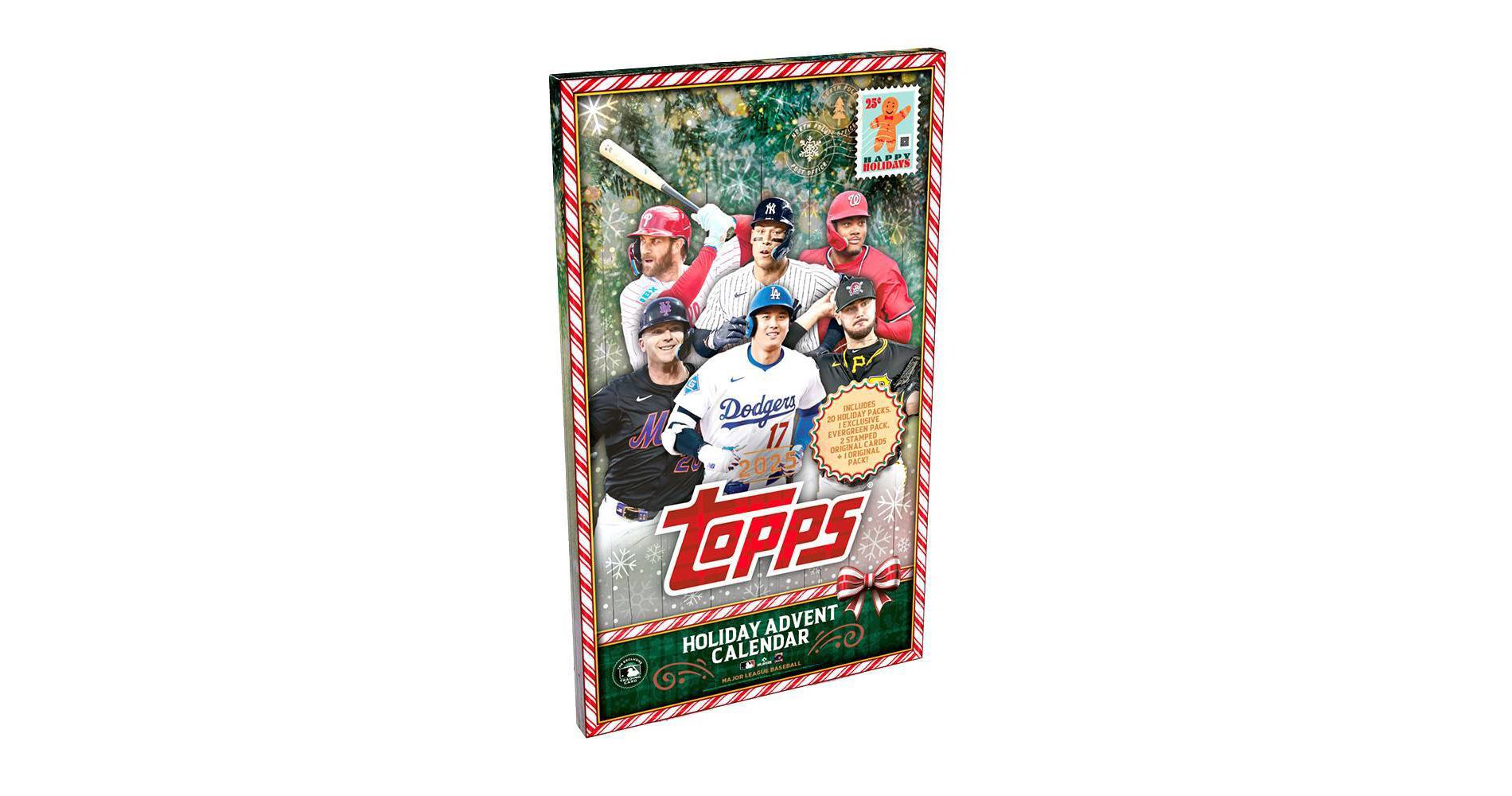 2025 Topps MLB Trading Card Holiday Advent Calendar