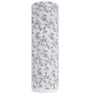 Ely's & Co.  Muslin Vine Pattern Collection - Muslin Swaddle 1 Pack