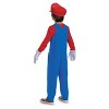 Kids' Super Mario Bros Mario Elevated Halloween Costume Jumpsuit 7-8 - image 2 of 4