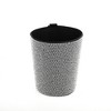 Unique Bargains Car Trash Can Portable Air Conditioning Vent Trash Bin White 1 Pc 5.5" Length 4.3" Width 5.9" Height Faux Leather - 3 of 4