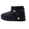 bebe Girls’ Winter Boots - Kids Snow Boots with Faux Fur Lining, Buckle Strap Detail, and Platform Outsole - 3 of 4