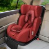 Itopfox Car Seat Protector with Thick Padding, Waterproof 600D Fabric, Non-Slip Backing, Mesh Pockets for Baby and Pet, Black, 1 Pack - 3 of 4