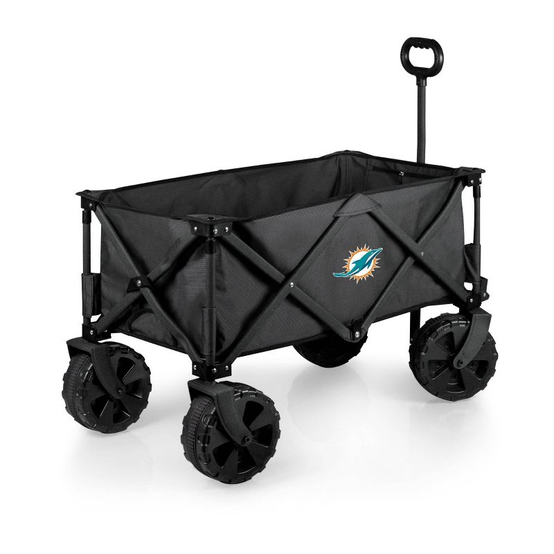 NFL Miami Dolphins All Terrain Portable Utility Wagon, 1 of 5