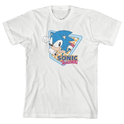 Sonic The Hedgehog Classic Character Youth White Graphic Tee : Target