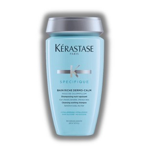 Kerastase Specifique Bain Riche Dermo-Calm Shampoo (8.5 oz) - For Sensitive, Itchy & Irritated Scalp |  Provides Moisture for Dry Hair - 1 of 2