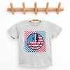 The Juniper Shop SmileyWorld Patriotic Checkered Lightning Youth Short Sleeve Tee - 2 of 4