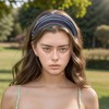 Unique Bargains Women's Stripes Wide Headband 1 Pc - 2 of 4