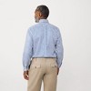 Lands' End Men's Traditional Fit Solid No Iron Supima Pinpoint Buttondown Collar Dress Shirt - 2 of 4