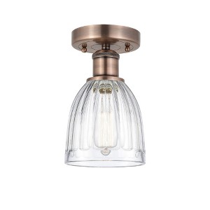 Brookfield - 1 Light Semi-Flush Mount In Industrial Style-9.75 Inches Tall and 5.75 Inches Wide - 1 of 1