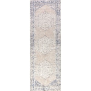 Nuloom Sol Medallion Pet Friendly Machine Washable Area Rug - 1 of 4