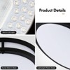 Itopfox 2-Pack 10Inch LED Flush Mount Ceiling Light, Ultra Bright 3200LM Dimmable, 5CCT 2700K-6500K, for Kitchen Hallway Bedroom Bathroom - 3 of 4