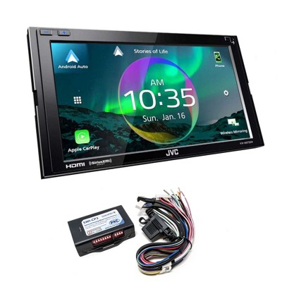 JVC KW-M875BW Multimedia Receiver, CarPlay+Android Auto
