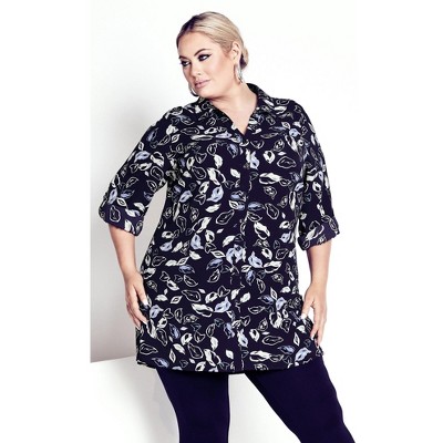 Avenue Aspen Print Shirt