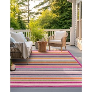Unique Loom  Aruba Outdoor Paradera Area Rug - 1 of 4
