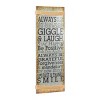 Metal Sign Motivational Wall Decor with Rope Accent Gray - Olivia & May - 4 of 4