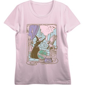 Wizard Of Oz Wicked Witch Flying Monkey & Guard
 Women's Crew Neck Short Sleeve Crop Tee - 1 of 2